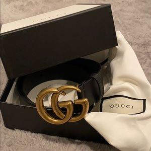Gucci leather belt